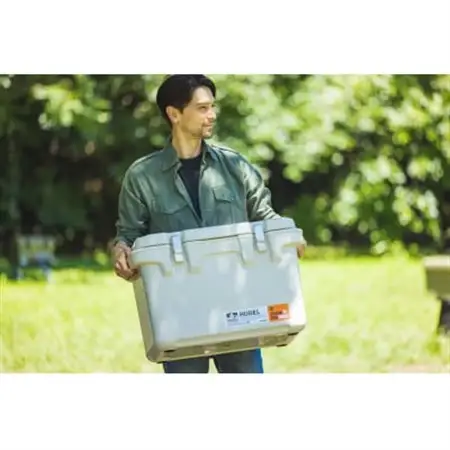 HUGEL 真空断熱クーラーボックス 40L VITC-40 ホワイトアッシュ アイリスオーヤマ_雑貨・日用品 アウトドア用品 スポーツ・アウトドア用品 _【配送不可地域：離島・沖縄県】【1550616】