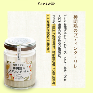 広島みはらプリン 3種類 6個セット たこのプディング・サレ　塩味の神明鶏のプディング・サレ　島たまごプリン かねしょう  スイーツ デザート 洋菓子 おやつ お菓子 菓子 ギフト 010004