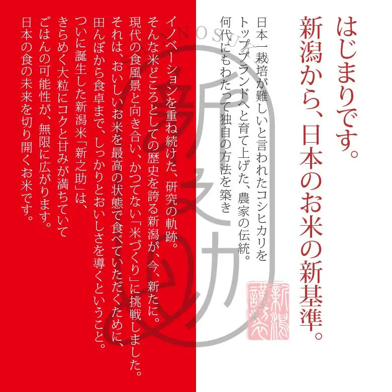 【令和7年産】お米マイスター厳選！魚沼産新之助 ４kg(２kg×２)　新潟県