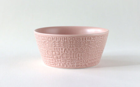 【波佐見焼】PATTERNED シリーズ antique rose 4点セット【BIRDS’ WORDS】[CF090]