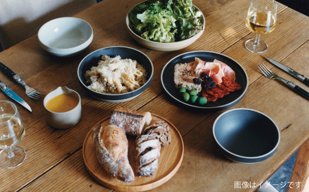 【波佐見焼 HASAMI PORCELAIN】ラウンドボウル ブラック 2点セット【東京西海】[DD238]