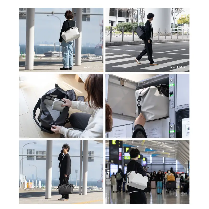 ボストンバッグ タフトボストン（ブラック）