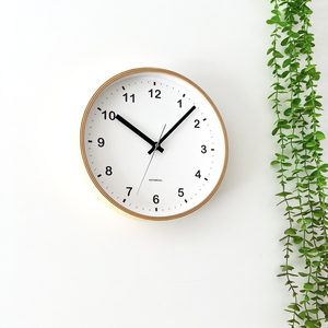 KATOMOKU plywood clock≪km-33M≫(ナチュラルA)【A-165-na】