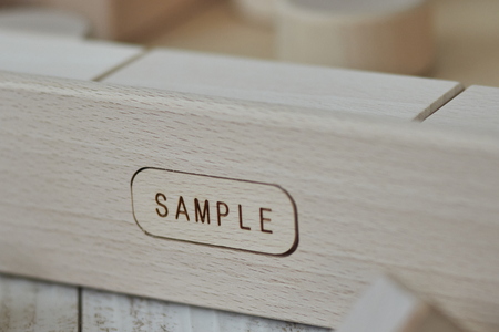 無塗装つみき（名入れ）