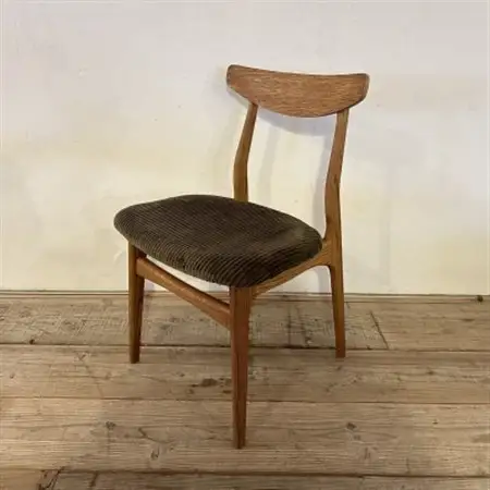 Cordial Dining Chair ブラウンフレーム コーデュロイ オリーブ【SWOF】_雑貨・日用品 椅子・チェア・ソファ 家具・インテリア _【1555809】