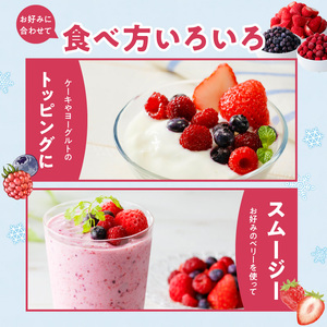 冷凍ベリー3種詰合せ（ストロベリー500g・ラズベリー250g