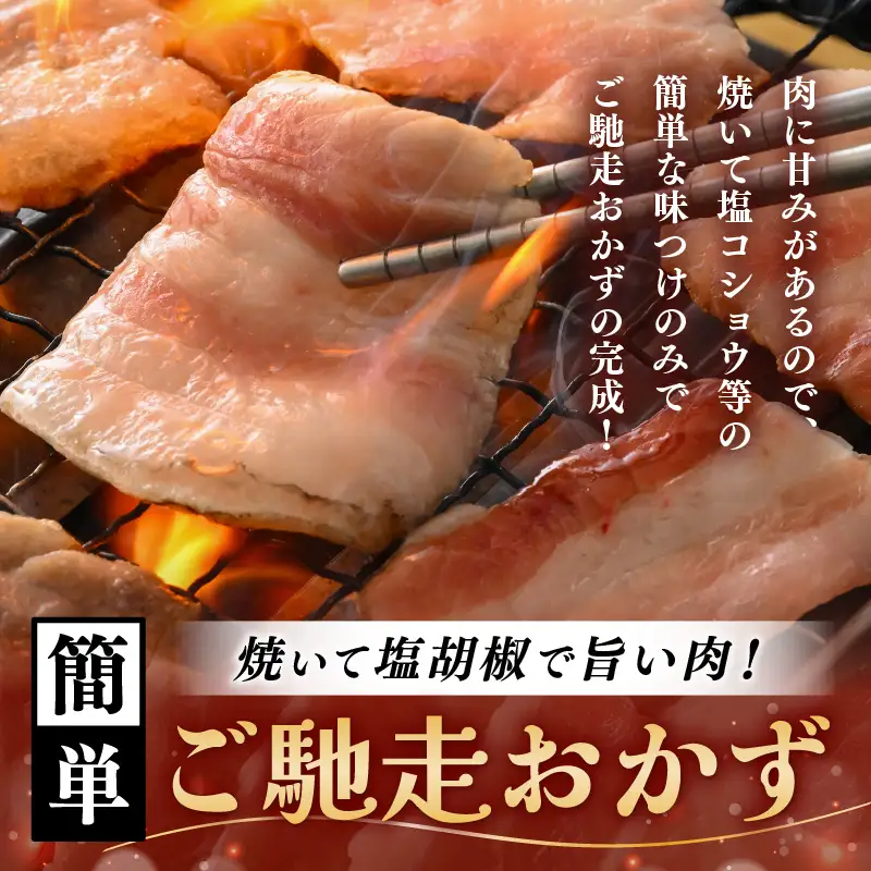 【ブランド豚】ふくいポーク 豚バラ焼肉 1.8kg（300g × 6パック）国産肉 冷凍 [e02-b018]