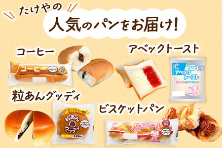 たけや製パン の 人気パン 詰め合わせ 秋田ふるさと満喫セット 10種各1個（合計10個） 菓子パン