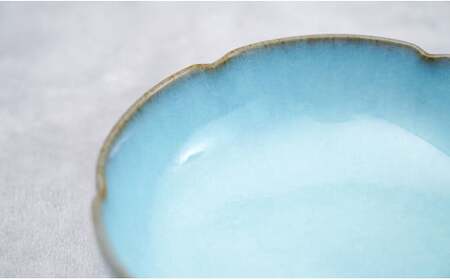 有田焼 月白輪花深皿（14.5cm）2個セット【梶原大敬 茂正工房】食器 うつわ 器 青磁 多様鉢 作家 35000円 3.5万円 A35-496