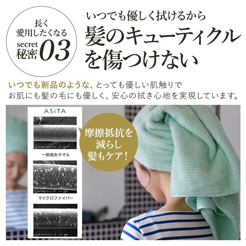 （今治タオル）ASiTA BALANCE シリーズ フェイスタオル４枚セット ミント