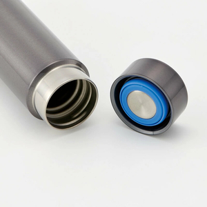【保温・保冷 マグボトル】350ml チタン製 シルバー 56326-3-TMB4 25-013