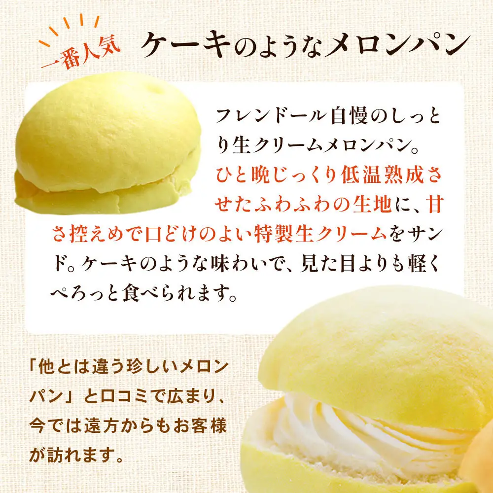 メロンパン 10個 フレンドール 秋田県横手市 菓子パン