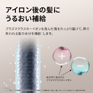 R103(ブラック系)　SHARP プラズマクラスターストレートアイロン IB-S8000-B（ブラック系ミッドナイトブラック）【シャープ 電化製品 家電 美容 美容家電 ヘアアイロン プラズマクラスター イオン 静電気 ダメージケア スタイリング 新生活 正規品 大阪府 八尾市 返礼品】