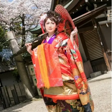 神社で撮影!超本格花魁体験(1名様分)_旅行券・チケット  体験チケット _【1558034】