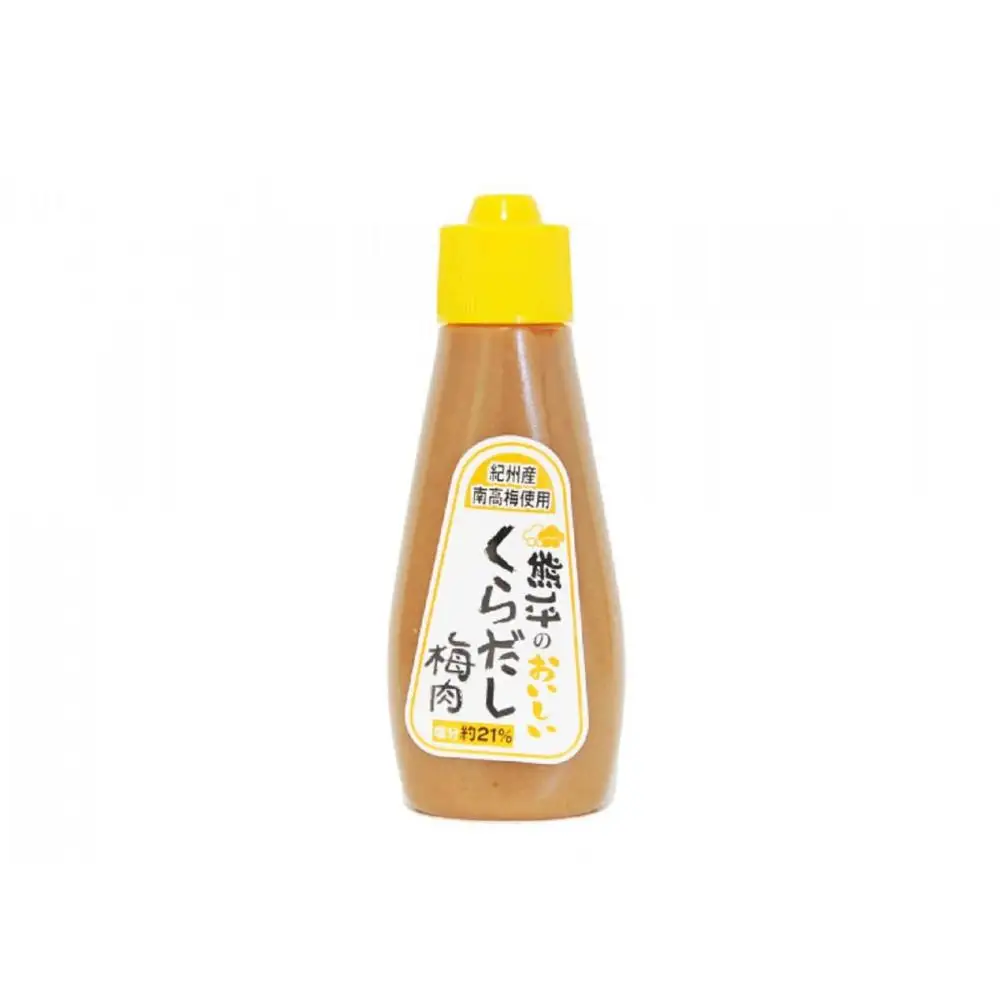 紀州南高梅使用 熊平のおいしい くらだし 梅肉 塩分 約21％ 約120g × 3本セット