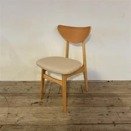 Karl Dining Chair NC アイボリー ナチュラルフレーム【SWOF】_雑貨・日用品 椅子・チェア・ソファ 家具・インテリア _【1564036】