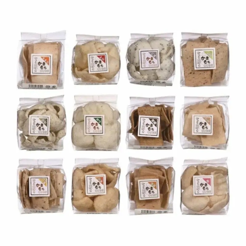 柔らか食感のおかき【かきもちキューブ】12種の詰め合わせギフト箱×10セット【C004-fjis004】