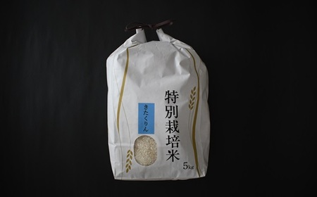 浦河の特別栽培米「きたくりん」精米(5kg×1袋)[37-1370]