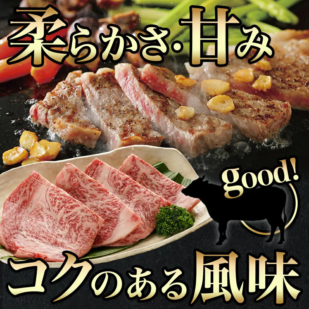 宮崎牛ロースステーキハーフカット400g〔MJ-8932〕_(都城市) 宮崎県産 宮崎牛 ロースステーキハーフカット 約100g×4枚 ロース肉 ステーキ用 ハーフカット 冷凍配送