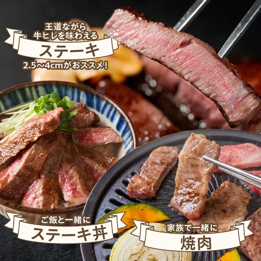 宮崎牛ヒレブロック500g_22-8905_(都城市) 宮崎県産 宮崎牛 真空パック ヒレブロック 高級部位 枝肉の3％ 希少な部位 やわらか 脂肪分が少ない お好みサイズ カット