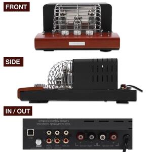 アンプ SOUND WARRIOR USB DAC内蔵真空管プリメインアンプ SWL-T20U-SD オーディオ