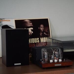 アンプ SOUND WARRIOR USB DAC 内蔵 真空管プリメインアンプ＆スピーカー セット