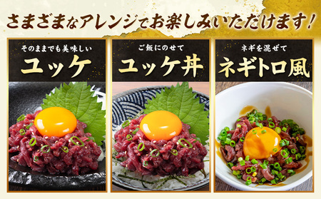 馬肉 馬さくらユッケ 50g × 5パック 750g 3ヶ月定期便 五右衛門フーズ 《お申込み月の翌月から出荷開始》