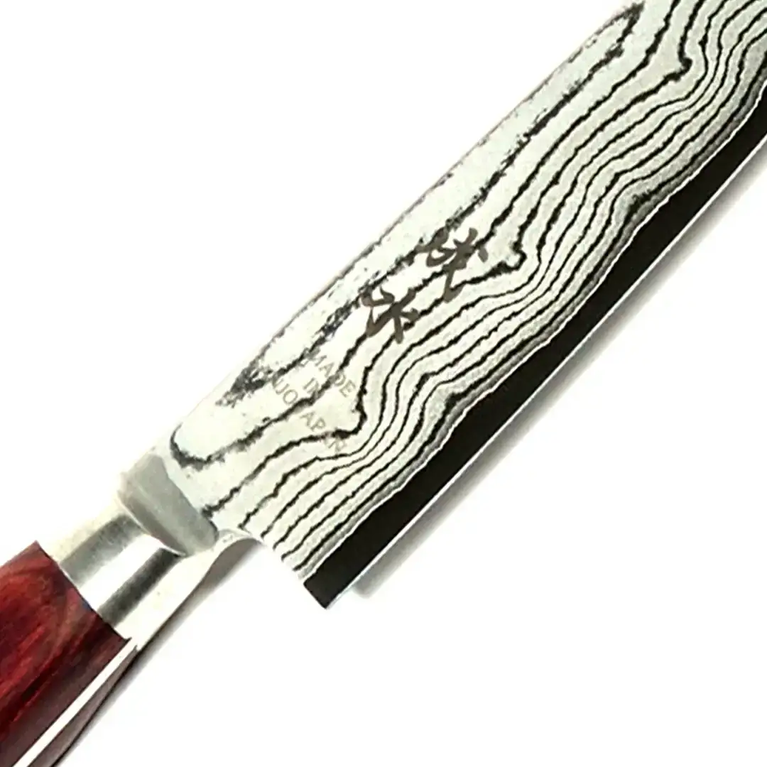 [成水] ダマスカスv金10号割込 ペティナイフ 刃部12cm キッチンツール ダマスカス 調理器具 料理包丁 【027S027】