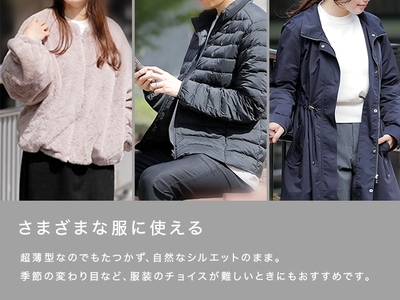 CIO 10秒で暖まる！普段着に簡単取り付け可能な電熱ヒーター WEARHACK02 [2200]