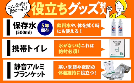 【認定防災士厳選】＼総販売数51万セット突破！／緊急防災１７点セット / 防災グッズ 災害時 避難 防災グッズ 備え 大雨 洪水 台風 災害 避難 / 小浜市 / 岸田産業 [BFDJ003-1]