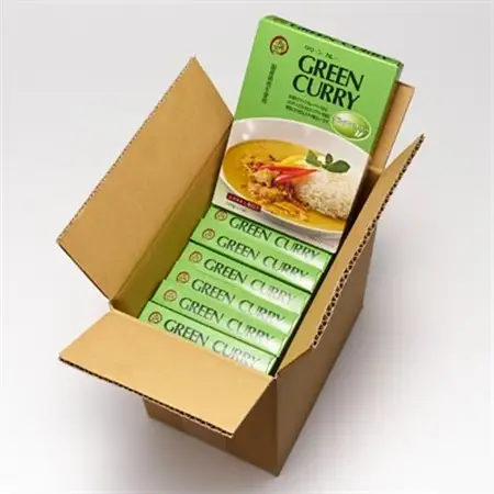 美味安心グリーンカレーレトルト　7箱_惣菜・加工品 カレー  _【1555428】