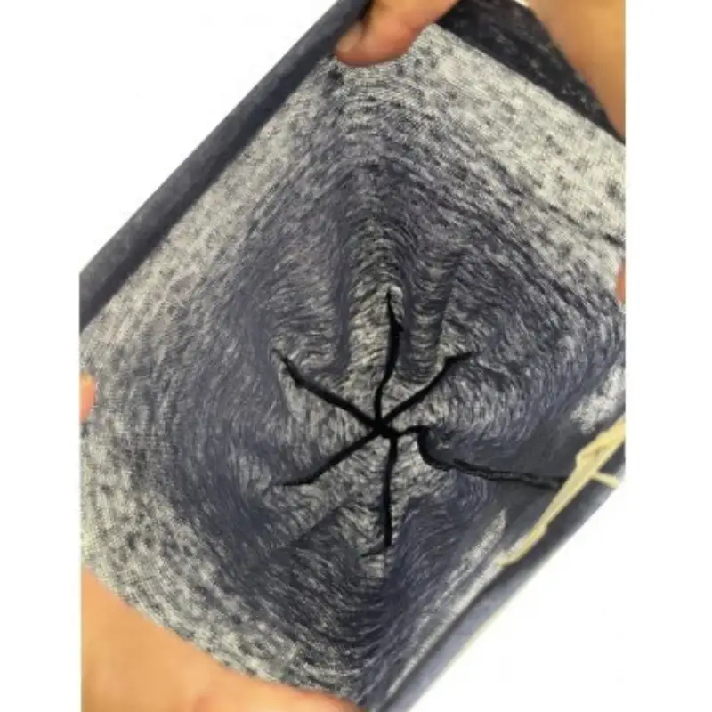 【ネイビー】帽子　ベルギーリネン夏ワッチ【canl0020-2】