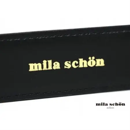 ミラ・ショーン(mila schon)光沢感のあるスムースレザーベルト　紳士用【MSMB4610】【1545719】
