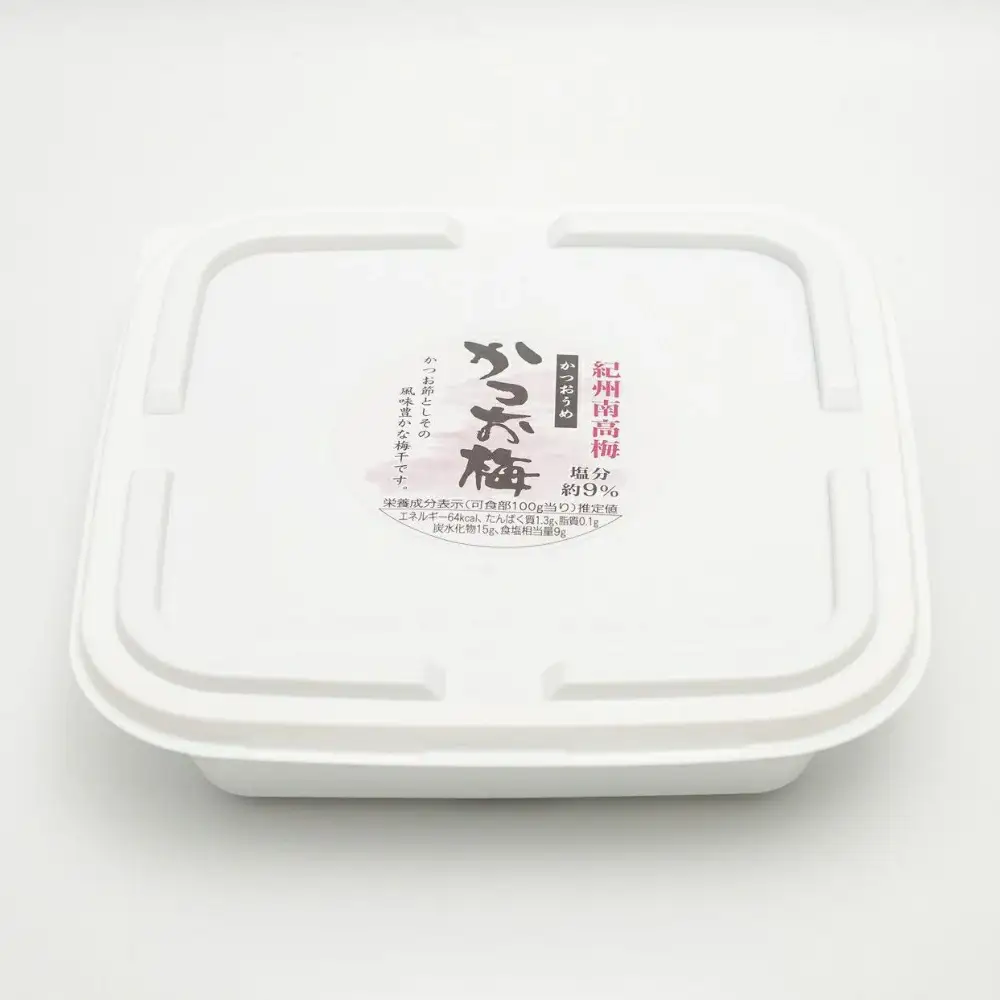 紀州南高梅 かつお梅（塩分9％）400g×1 / 梅干し 梅干 梅 うめ かつお梅干し 鰹 田辺市 紀州南高梅 南高梅 肉厚 お米 おにぎり 焼酎 梅酒 健康 はちみつ入り ご飯のお供 【fuz033】
