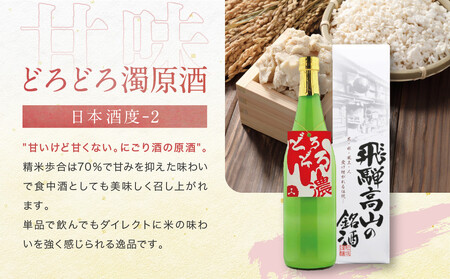濃厚な飛騨の地酒飲み比べセット｜日本酒 大吟醸 無濾過 原酒 にごり酒 爽快  飛騨 飛騨高山 家飲み プレゼント 舩坂酒造店 FB052VC13