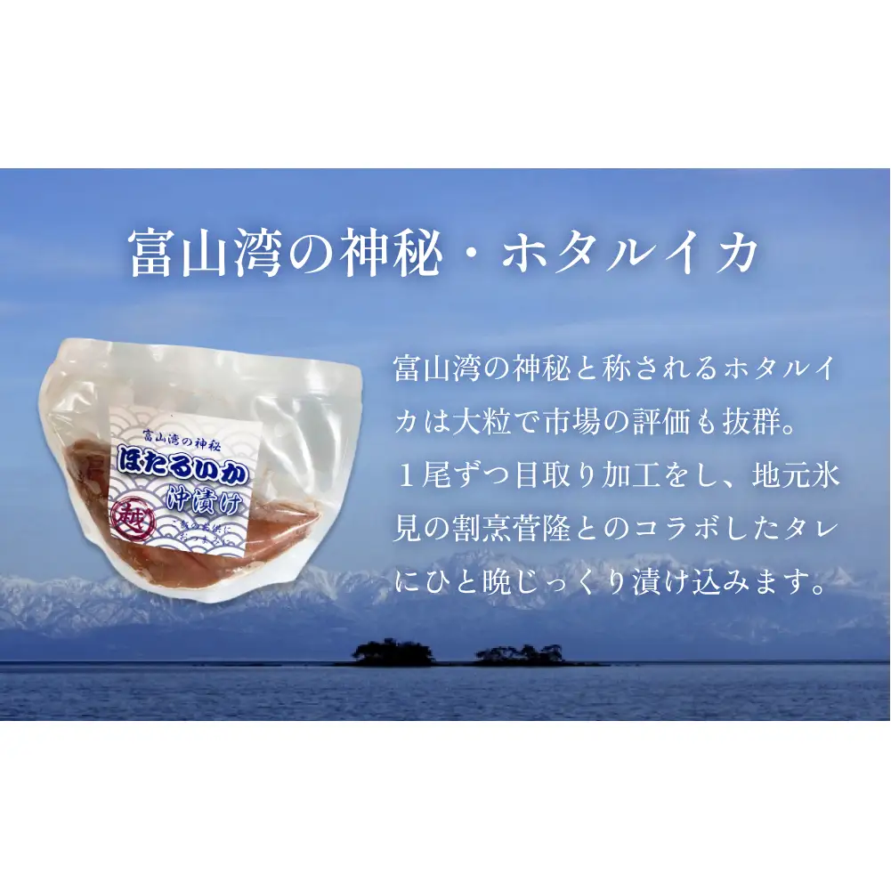 ホタルイカ沖漬け 120g×4個 富山県 氷見市 ほたるいか 沖漬け 肴 ホタルイカ 