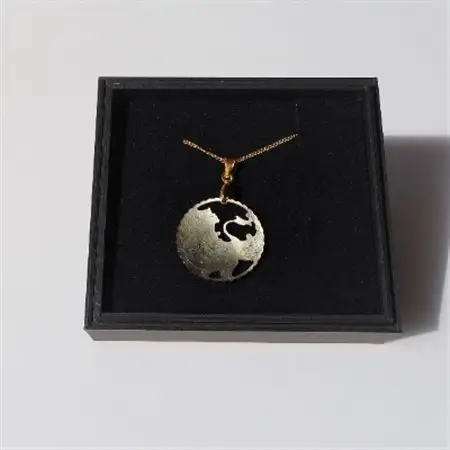 25ミリ!優美な鳳凰のペンダント　黒蝶貝_装飾品・工芸品 ペンダント・ネックレス アクセサリー _【1261282】