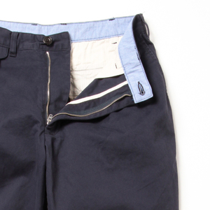 BEAMS PLUS 2プリーツ ツイル パンツ　NAVY　M