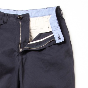 BEAMS PLUS 2プリーツ ツイル パンツ　NAVY　XS
