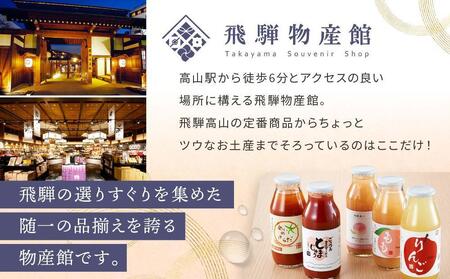 飛騨物産館オリジナルジュースセット 5種×各2本ずつ（計10本）| ジュース ドリンク 果物 野菜 フルーツ トマト 桃 りんご おいしい セット 飛騨高山 株式会社高山グリーンホテル NP001VC13