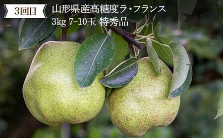 《2026年産先行受付》山形県 至高のフルーツ！ 山形県産 特選品フルーツ定期便 全3回 FSY-2523