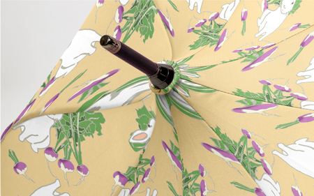 EMILY BURNINGHAM 晴雨兼用パゴダ長傘47cm ラビッツアンドターニップ