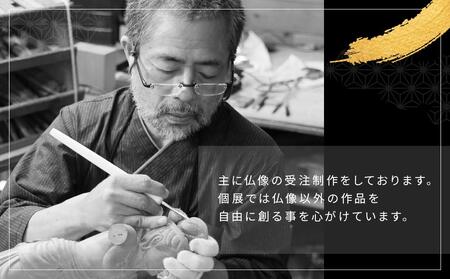 【仏像彫刻】祈りの造形「十一面観音」| 天然木 木彫り 匠の技 置物 インテリア 狭土彫刻所 PA002｜工芸品工芸品