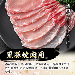 【P03001】南州農場 黒豚ロース焼肉用(約150g) 鹿児島 国産 九州産 豚肉 黒豚 南州黒豚 ロース肉 ロース しょうが焼き 冷凍 【南州農場(株)高山ミートセンター】