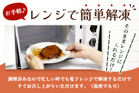 温めるだけ！ レンチン ハンバーグ ≪トマトソース≫ 10個 ハンバーグ 湯煎 レンジ 簡単 大容量 レトルト ハンバーグ 温めるだけ 簡単 冷凍 レンジ 湯せん 個包装 067-0701