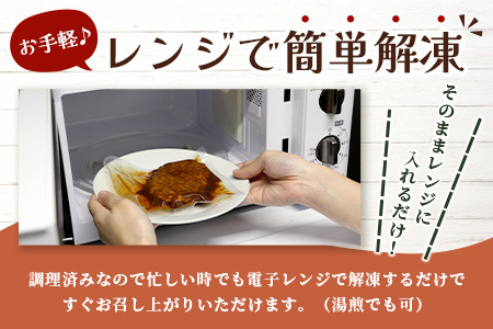 温めるだけ！ レンチン ハンバーグ ≪ ホワイトソース ≫ 10個 ハンバーグ 湯煎 レンジ 簡単 大容量 レトルト ハンバーグ 温めるだけ 簡単 冷凍 レンジ 湯せん 個包装 067-0702
