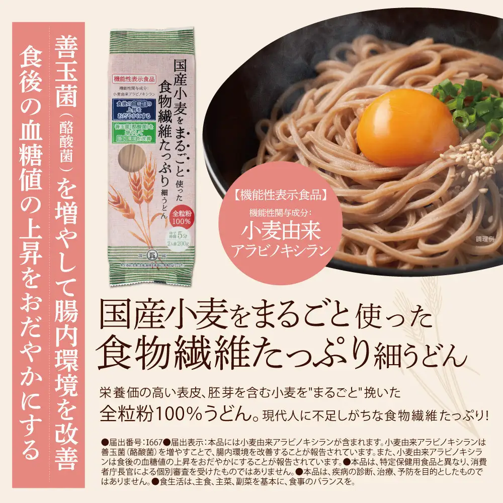 ヘルシー細めん4種セット11人前（うどん3種、パスタ1種、めんつゆ付）