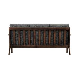 【浜本工芸】人気No.1　木肘ソファ３P　カバーリング　S-3908