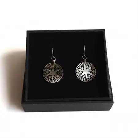黒蝶貝「ベツレヘムパール風」ピアス_装飾品・工芸品 ピアス・イヤリング アクセサリー _【1231822】