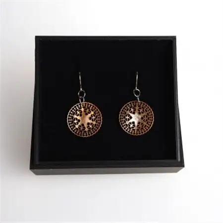茶蝶貝「ベツレヘムパール風」ピアス_装飾品・工芸品 ピアス・イヤリング アクセサリー _【1231827】